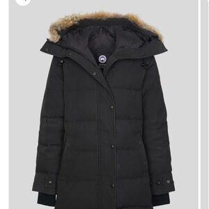 Canada Goose Black Puffer Jacket with Fur Hood-NEVER WORN with Dust bag